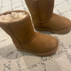 Toddler Ugg Cozy Brown Shearling Boots